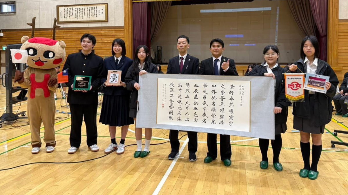 景文中學×釧路北陽高校 國際交流成功！